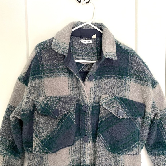 Plaid Long Coat XS - Picture 3 of 6
